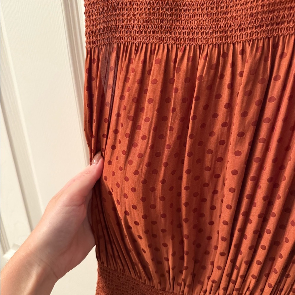 Anthropologie dRA Terracotta Jumpsuit - Picture 7 of 7